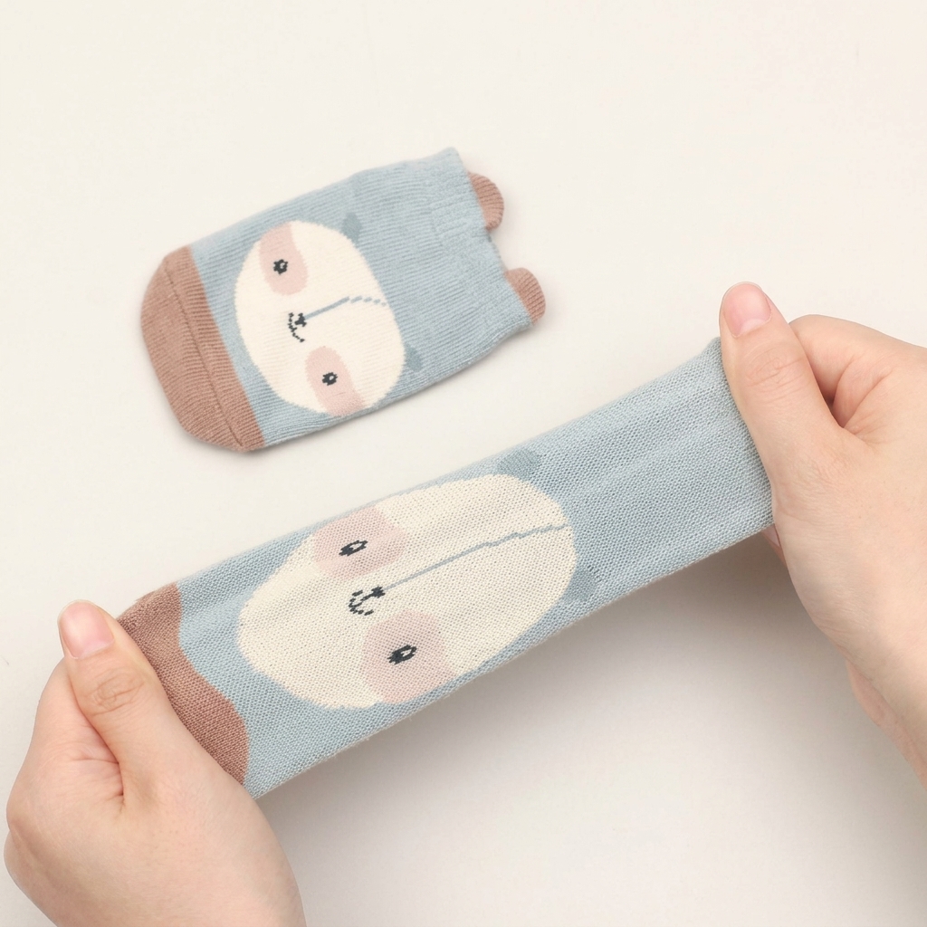Kids Anti-Slip Cartoon Cotton Floor Socks Shoes thumbnail 2