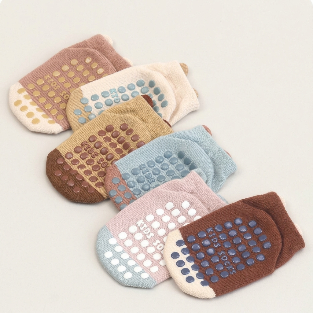 Kids Anti-Slip Cartoon Cotton Floor Socks Shoes thumbnail 7