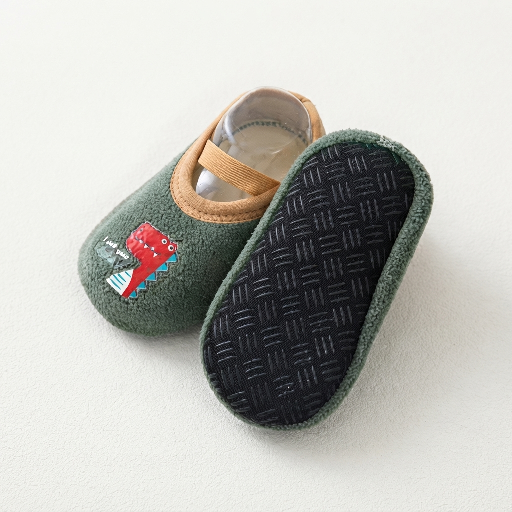 Baby Velvet Non-Slip Warm Floor Socks Shoes thumbnail 4