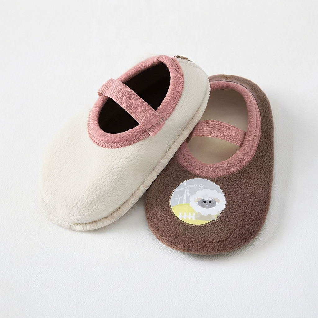 Baby Velvet Non-Slip Warm Floor Socks Shoes thumbnail 6