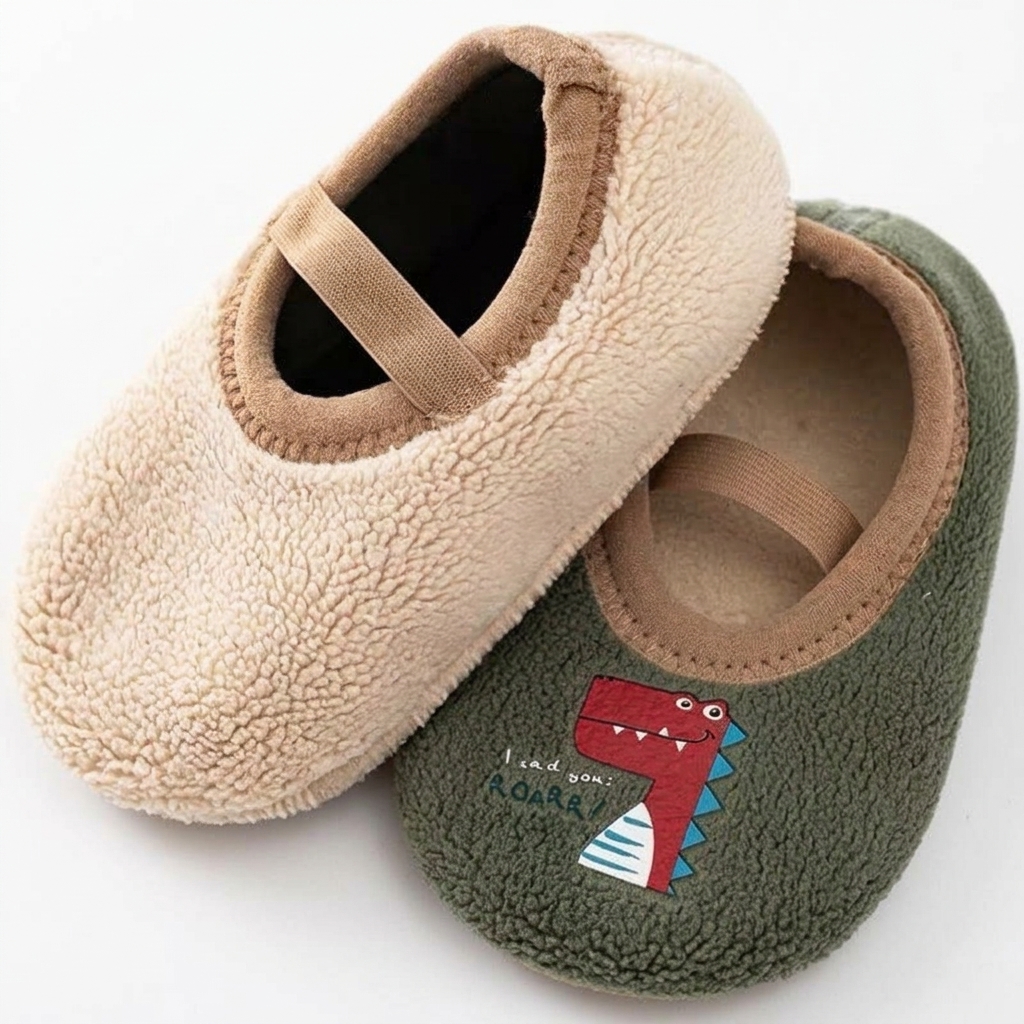 Baby Velvet Non-Slip Warm Floor Socks Shoes thumbnail 7