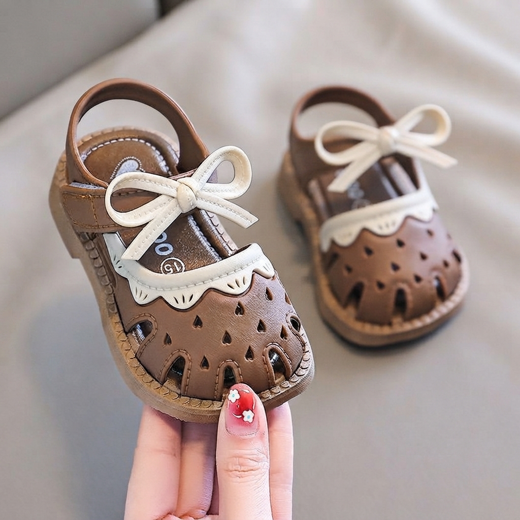 Baby Girl Non-Slip Soft-Sole Bowknot Summer Sandals (1-3 Years) thumbnail 10