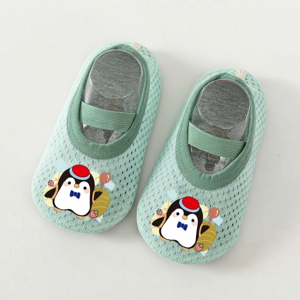 Kids Breathable Mesh Anti-Slip Summer Floor Socks Shoes