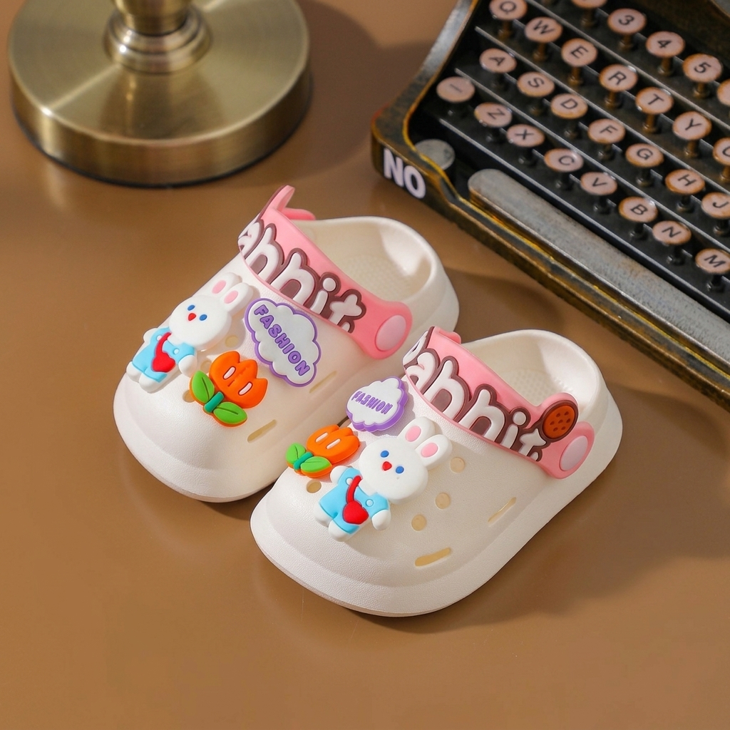Kids Cute Cartoon Rabbit Non-Slip Clogs & Sandals (2-6 Years) thumbnail 3