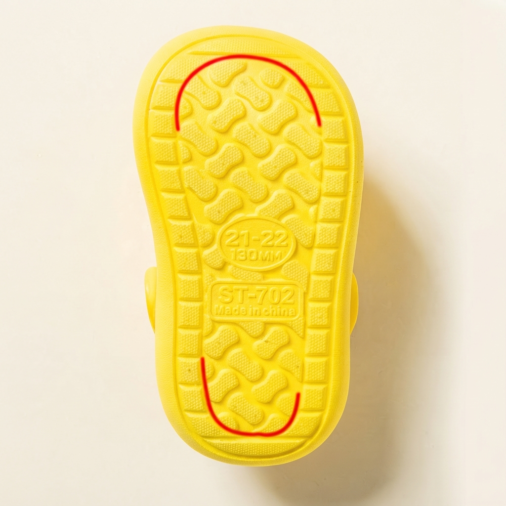 Kids Cartoon Chick Non-Slip Soft-Bottom EVA Hole Shoes thumbnail 5