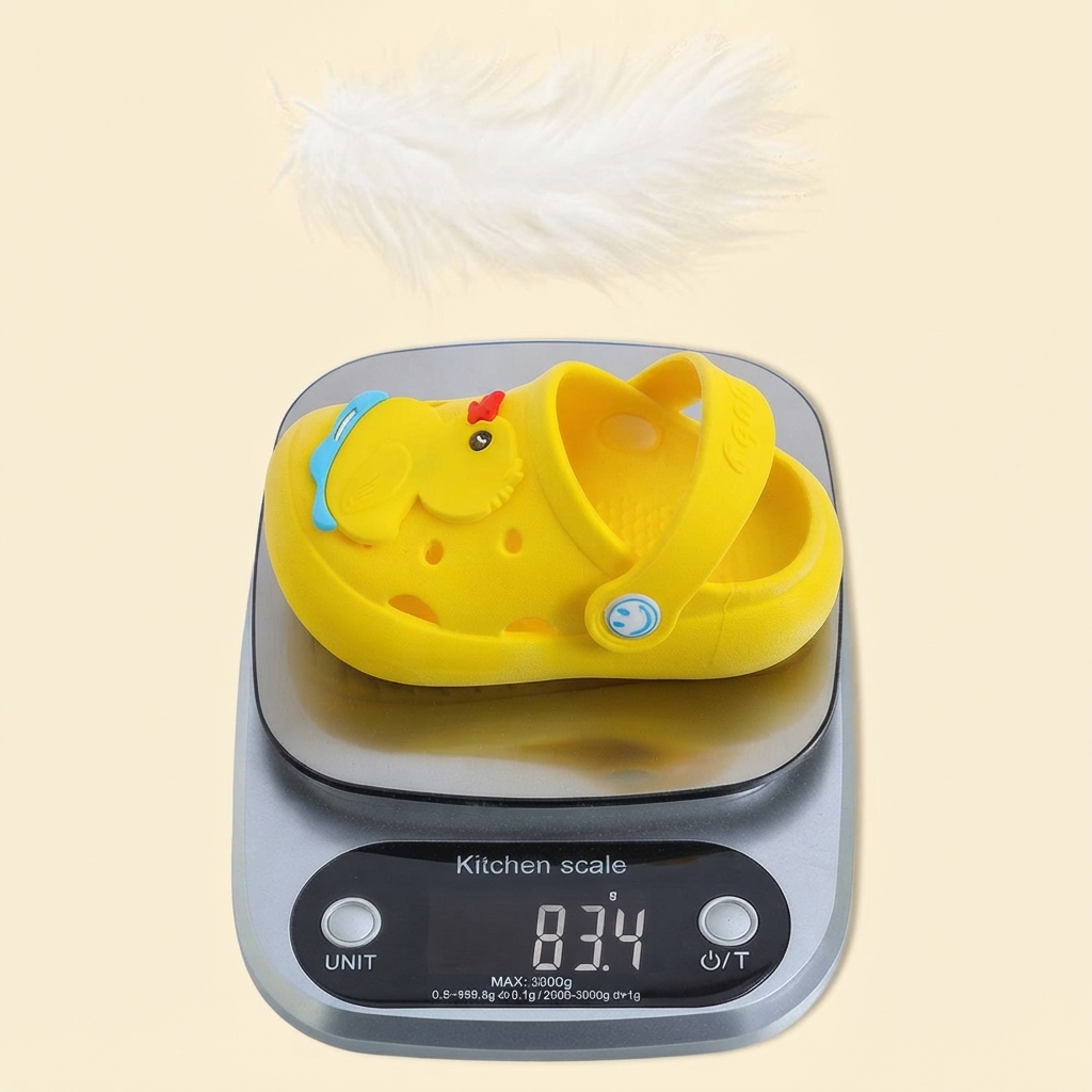 Kids Cartoon Chick Non-Slip Soft-Bottom EVA Hole Shoes thumbnail 6