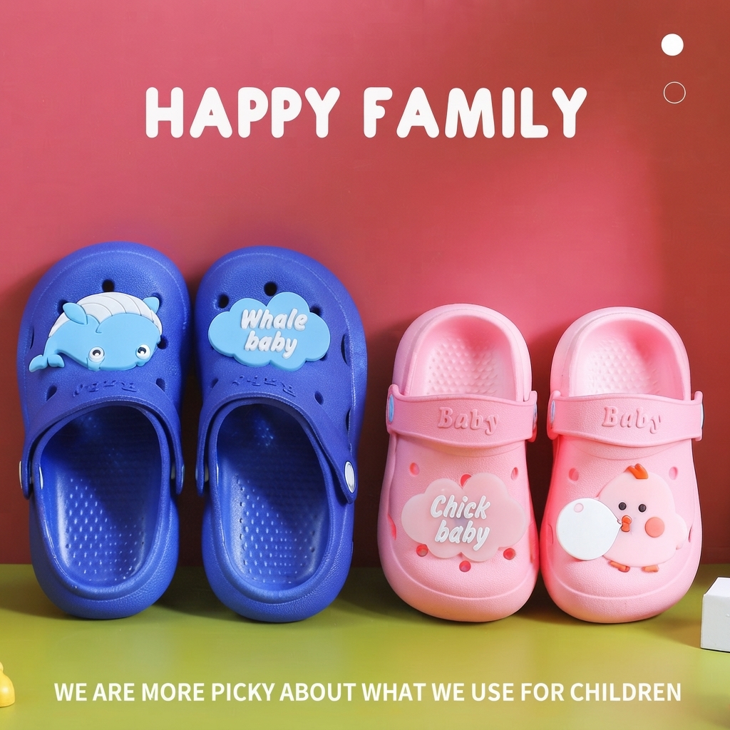 Kids Cute Dinosaur Non-Slip Soft-Sole Summer Clogs thumbnail 4