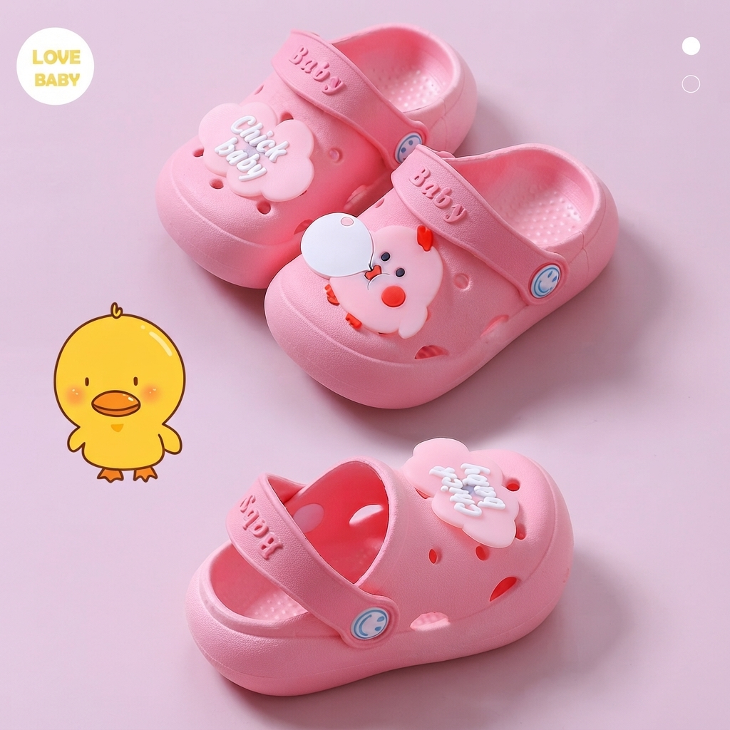 Kids Cute Dinosaur Non-Slip Soft-Sole Summer Clogs thumbnail 7