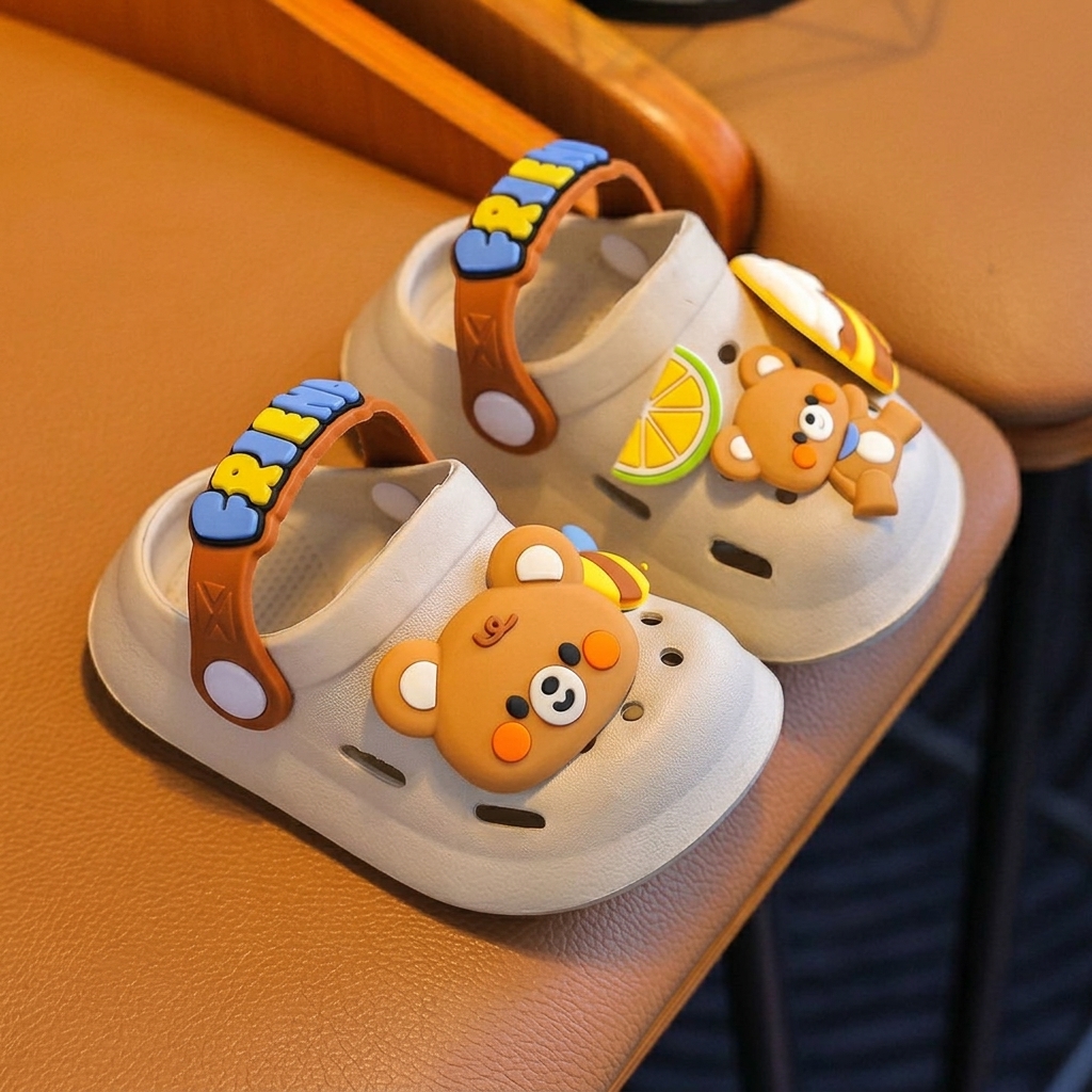 Kids Cute Bunny & Bow Non-Slip EVA Summer Clogs thumbnail 2