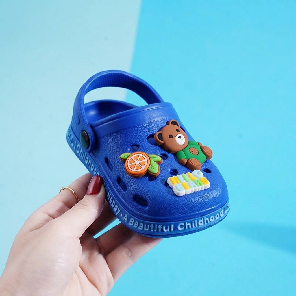 Kids "Hello Bears" Non-Slip EVA Clogs & Bathing Sandals thumbnail 4