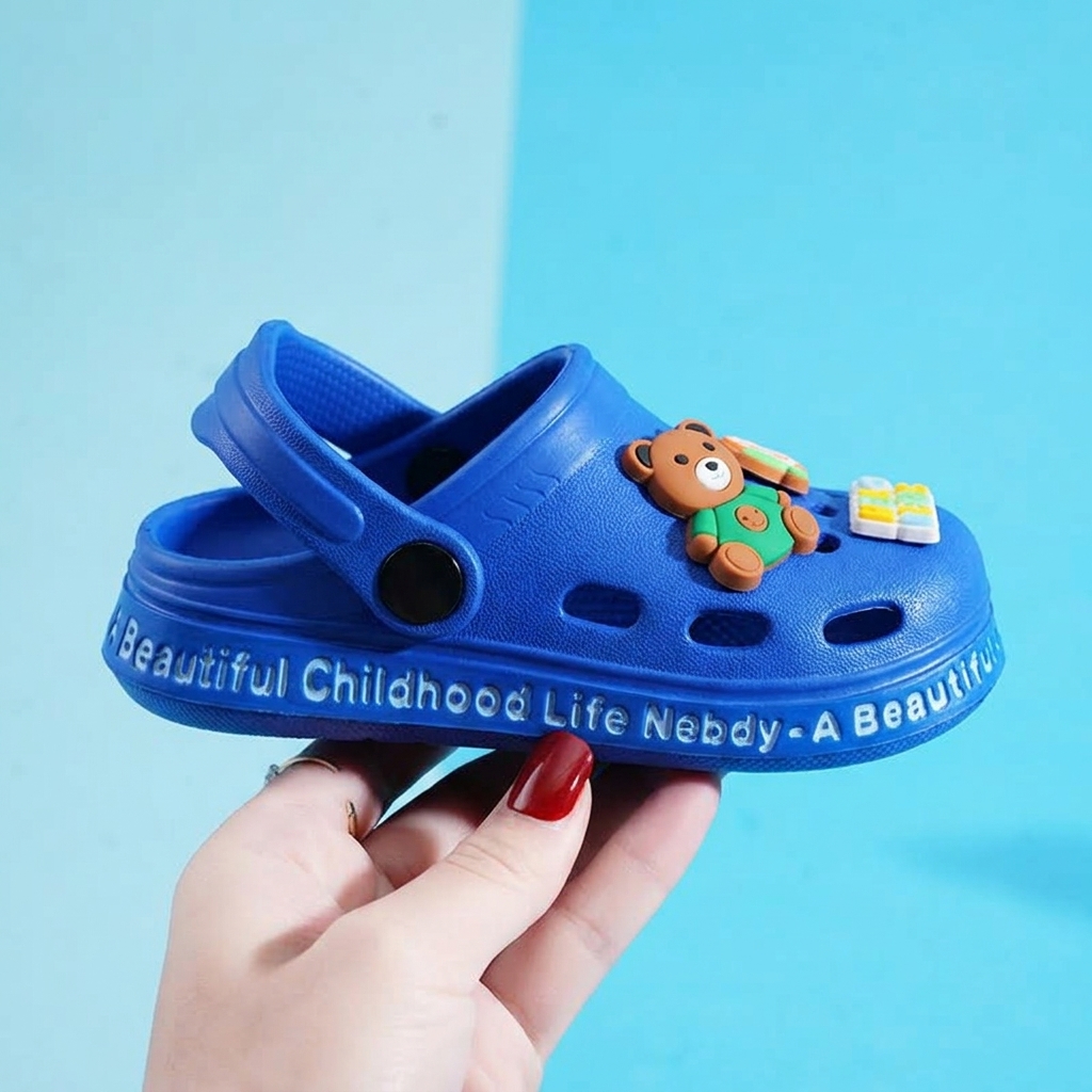 Kids "Hello Bears" Non-Slip EVA Clogs & Bathing Sandals thumbnail 5