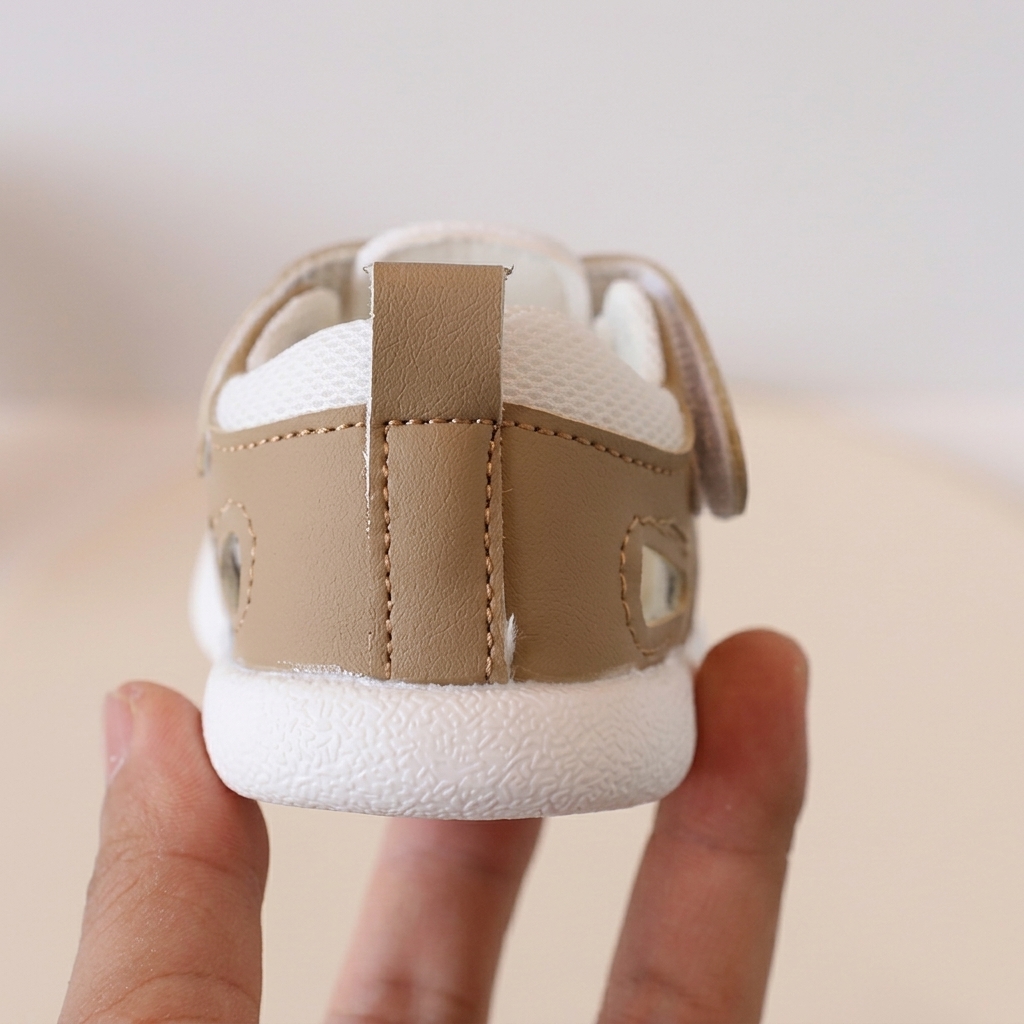 Toddler "FUSION" Closed-Toe Leather Walking Sandals thumbnail 7