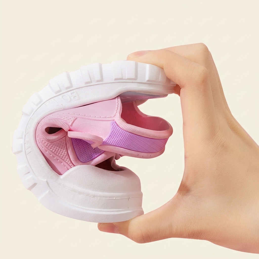 Kids Soft Bottom Anti-Slip Velcro Sandals & Bathroom Shoes thumbnail 6
