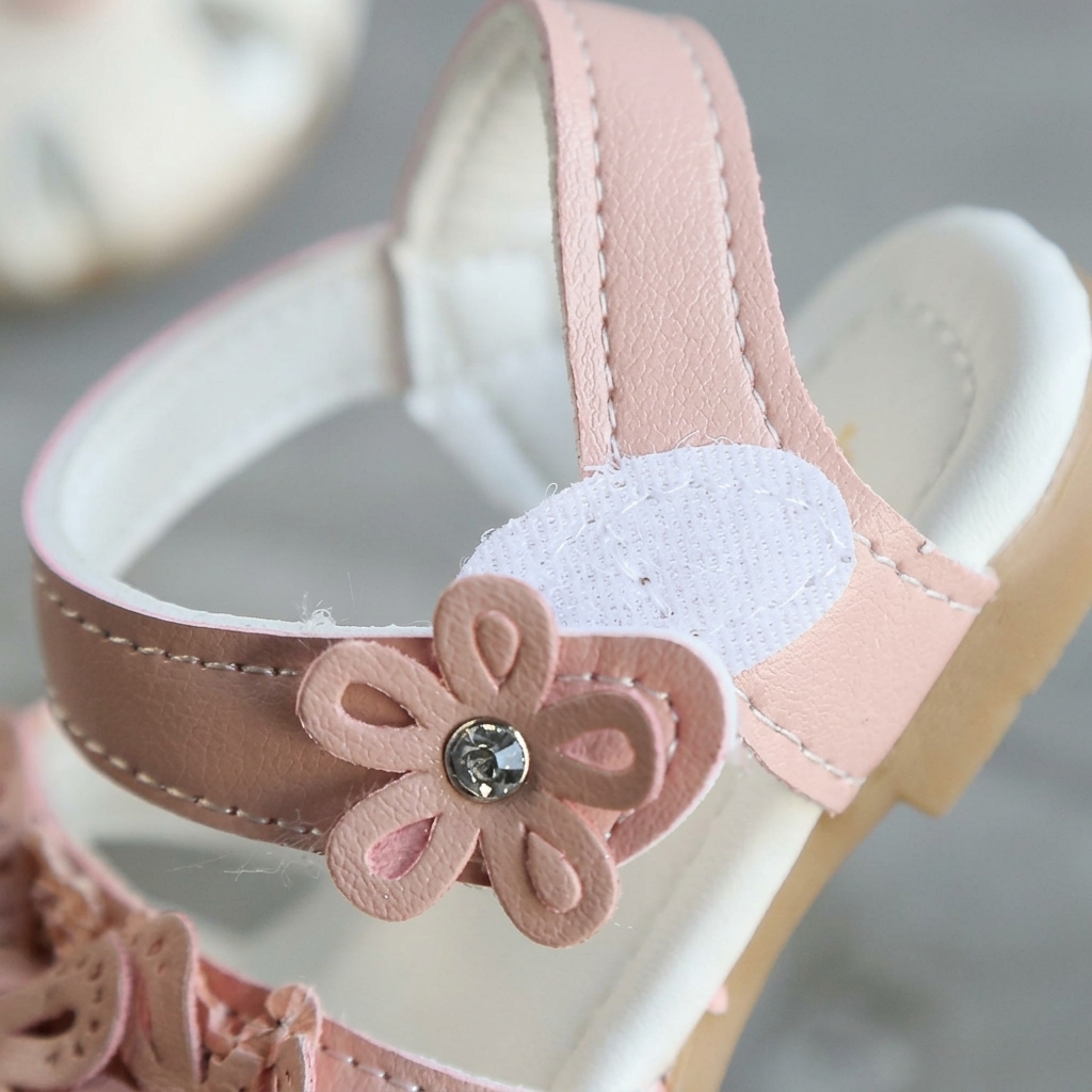 Baby Girl Soft-Bottom Closed-Toe Bowknot Toddler Sandals (0-2 Years) thumbnail 7